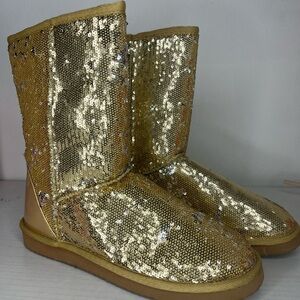 Arizona Brand New Cascade Gold Sequence Boots Size 8 Women